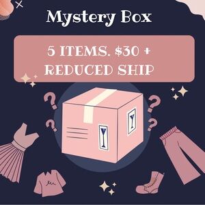 5  women's Closet Items x $30.  Requests considered